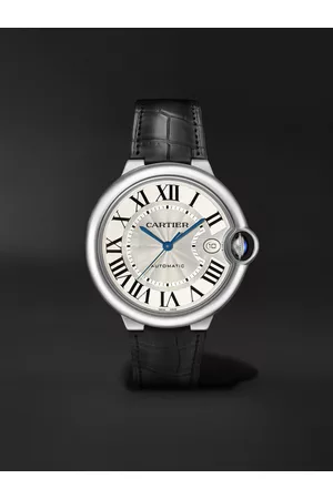 Cartier Ballon Bleu de Automatic 40mm Stainless Steel and Alligator Watch, Ref. No. WSBB0039 - Men