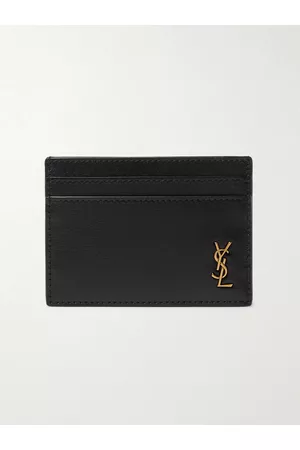 Saint Laurent Logo-Appliqu??d Leather Cardholder - Men