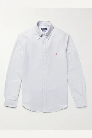 Ralph Lauren Slim-Fit Striped Cotton Oxford Shirt - Men - - XS