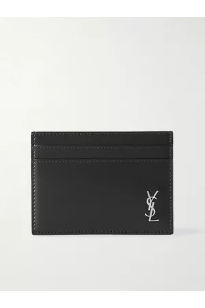 Saint Laurent Logo-Appliqu??d Leather Cardholder - Men