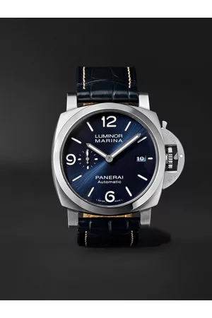 PANERAI Luminor Marina Automatic 44mm Stainless Steel and Alligator Watch, Ref. No. PAM01313 - Men