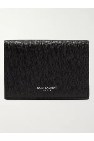 Saint Laurent Pebble-Grain Leather Billfold Wallet - Men