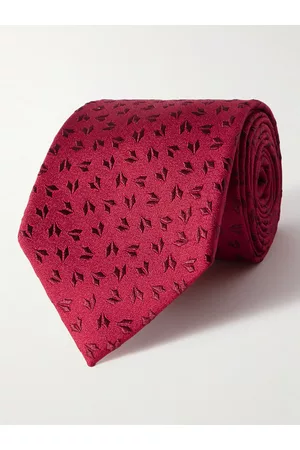 Charvet Geo 9cm Silk-Jacquard Tie