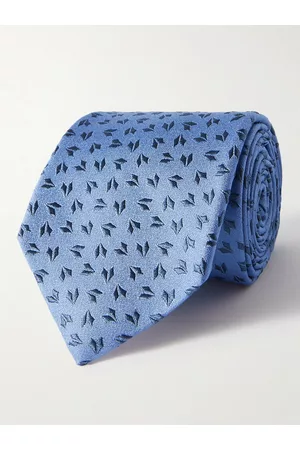Charvet Geo 9cm Silk-Jacquard Tie