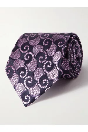Charvet Paisley-Print Silk-Jacquard Tie