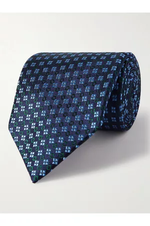 Charvet Mini Geo 8.5cm Silk-Jacquard Tie