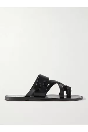 Saint Laurent Culver Leather Sandals - Men - - EU 39