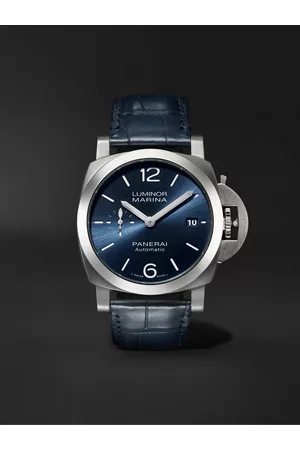 PANERAI Luminor Marina Quaranta Automatic 40mm Stainless Steel and Alligator Watch, Ref. No. PAM01270 - Men