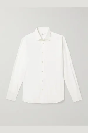Saint Laurent Slim-Fit Cotton-Poplin Shirt - Men - - 38