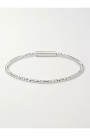Le Gramme Le 11 Sterling Beaded Bracelet - Men - - M