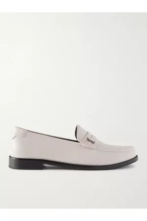 Saint Laurent Logo-Embellished Leather Penny Loafers - Men - - EU 39