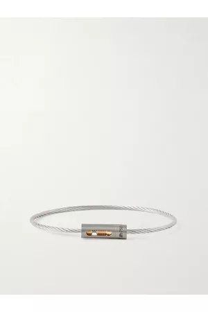 Le Gramme 5g Brushed Recycled Sterling , Titanium and 18-Karat Gold Bracelet - Men - - 20