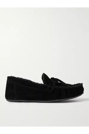 Mr P. Man Tofflor - Shearling-Lined Suede Slippers