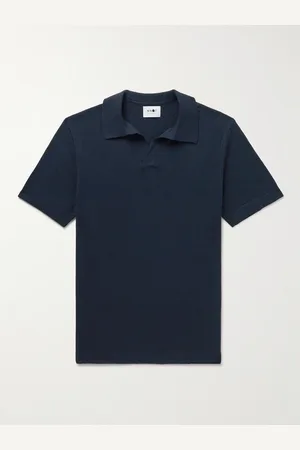 NN.07 Ryan 6311 Cotton and Linen-Blend Polo Shirt - Men - - S