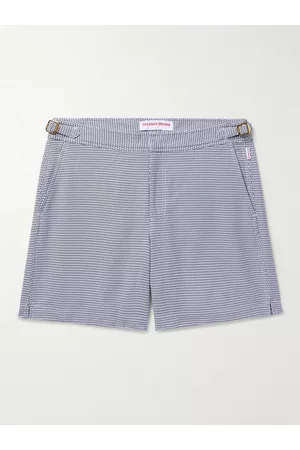 Orlebar Brown Bulldog X Fenella Slim-Fit Mid-Length Jacquard Swim Shorts - Men - - 28