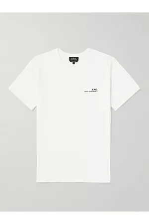 A.P.C. Logo-Print Cotton-Jersey T-Shirt - Men - - XS