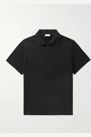 Saint Laurent Cotton-Piqu?? Polo Shirt - Men - - XXS