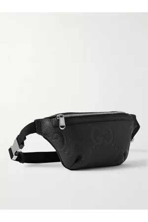 Gucci Logo-Debossed Full-Grain Leather Belt Bag - Men - - EU 80