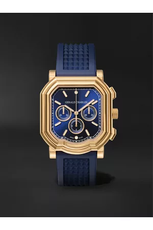 Gerald Charles Maestro 3.0 Automatic Chronograph 39mm 18-Karat Rose Gold and Rubber Watch, Ref. No. GC3.0-RG-01 - Men