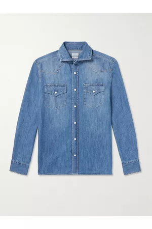 Brunello Cucinelli Denim Shirt - Men - - S
