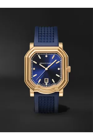 Gerald Charles Maestro 2.0 Ultra-Thin Automatic 39mm 18-Karat Rose Gold and Rubber Watch, Ref. No. GC2.0-RG-01 - Men