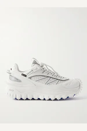 Moncler Trailgrip GTX Leather-Trimmed Mesh and Canvas Sneakers - Men - - EU 40