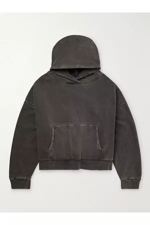 Entire Studios Enzyme-Washed Cotton-Jersey Hoodie - Men - - S