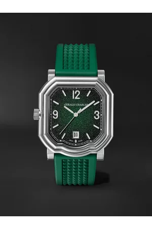 Gerald Charles Maestro GC Sport Limited Edition Automatic Chronograph 39mm Titanium and Rubber Watch, Ref. No. GC2.0-TX-TN-02 - Men