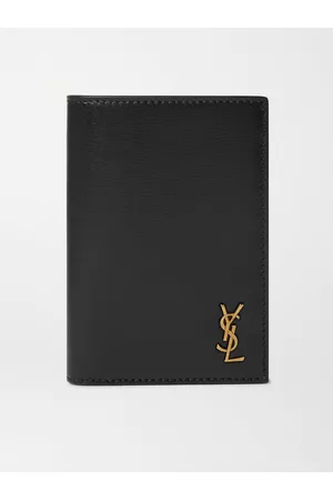 Saint Laurent Logo-Appliqu??d Leather Billfold Wallet - Men