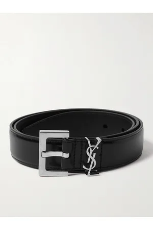 Saint Laurent 3cm Leather Belt - Men - - EU 80