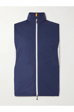 Peter Millar Fuse Elite Quilted Colour-Block Shell and Stretch-Jersey Golf Gilet - Men - - XXL