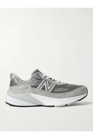 New Balance 990v6 Leather-Trimmed Suede and Mesh Sneakers - Men - - UK 6