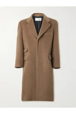 Saint Laurent Oversized Brushed-Wool Coat - Men - - 42/44/46