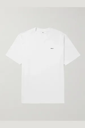 NN.07 Adam 3209 Logo-Embroidered Pima Cotton-Jersey T-Shirt - Men - - S