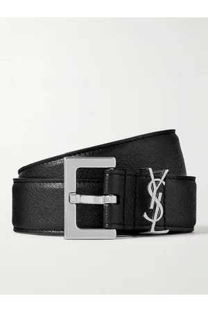Saint Laurent 3cm Full-Grain Leather Belt - Men - - EU 65