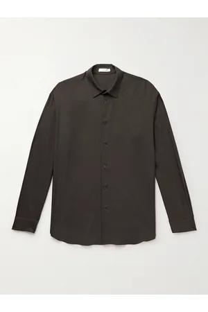 The Row Giorgio Cashmere-Twill Shirt - Men - - S