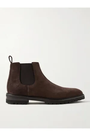Manolo Blahnik Brompton Suede Chelsea Boots - Men - - UK 8