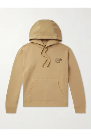Gucci Logo-Appliqu??d Cotton-Jersey Hoodie - Men - - S
