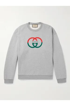 Gucci Logo-Print Cotton-Jersey Sweatshirt - Men - - M
