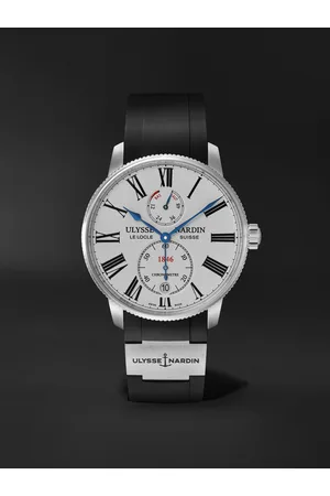Ulysse Nardin Marine Torpilleur Automatic 42mm Stainless Steel and Rubber Watch, Ref. No. 1183-310-7M/40 - Men