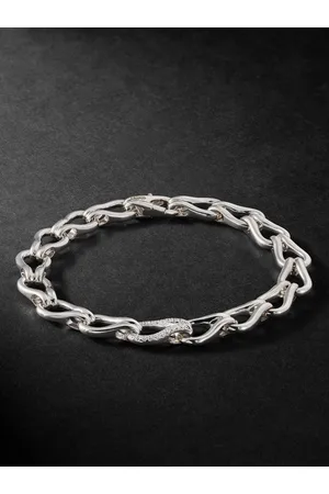 John Hardy Surf Diamond Chain Bracelet - Men - - L