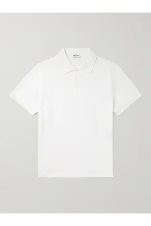 Saint Laurent Monogram Logo-Embroidered Cotton-Piqu?? Polo Shirt - Men - - M