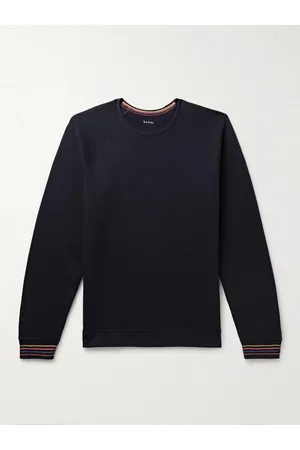 Paul Smith Striped Appliqu??d Cotton-Jersey Sweatshirt - Men - - M