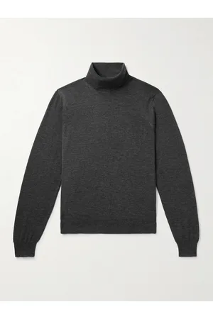 Tom Ford Slim-Fit Cashmere and Silk-Blend Rollneck Sweater - Men - - IT 56