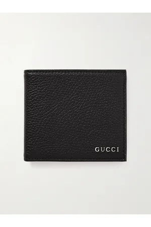 Gucci Logo-Embellished Full-Grain Leather Billfold Wallet - Men
