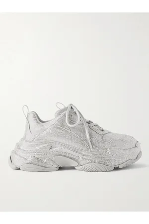Balenciaga Triple S Rhinestone-Embellished Microfibre Sneakers - Men - - EU 41