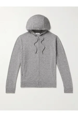 Mr P. Wool and Cashmere-Blend Zip-Up Hoodie - Men - - S