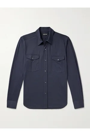 Tom Ford Silk and Cotton-Blend Shirt - Men - - IT 50
