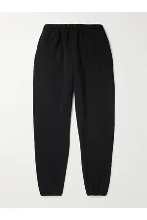 Les Tien Tapered Garment-Dyed Cotton-Jersey Sweatpants - Men - - L