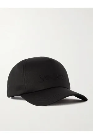Saint Laurent Logo-Embroidered Cotton and Linen-Blend Gabardine Baseball Cap - Men - - 59